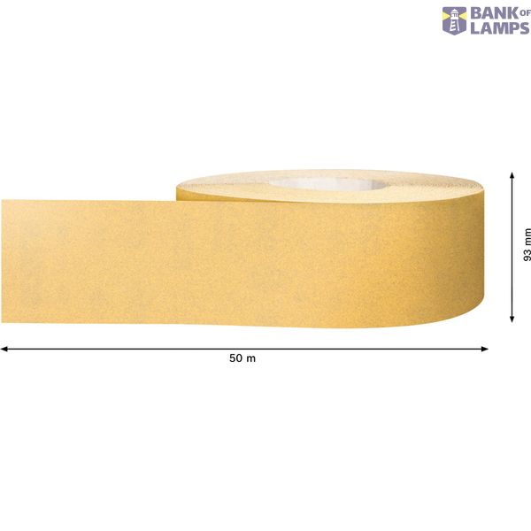 EXPERT C47 Sandpaper Roll for Handsanding 93 mm x 5 m, G 18 image 2