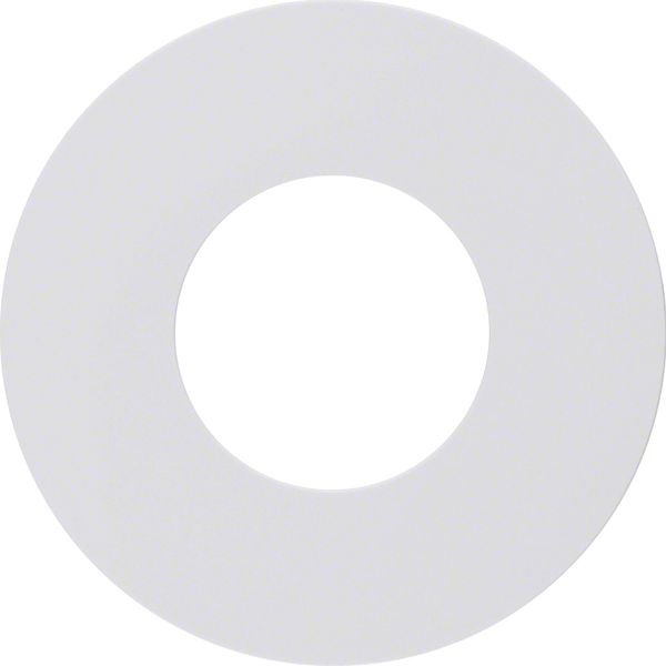 Centre plate for push-button/pilot lamp E10, R.1/R.3, p. white glossy image 2