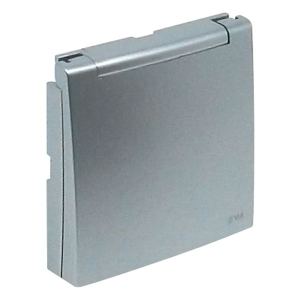 C.PLAT F/FR SOCK W/SAF & HINGED LID(IP44) AL image 2