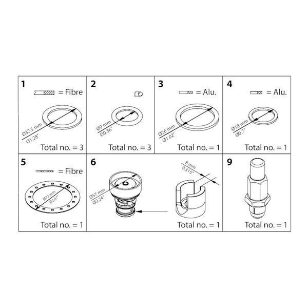ICS 25-15  Overhaul kit image 1