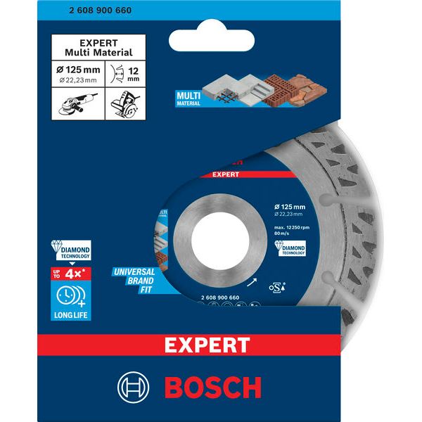 EXPERT MultiMaterial Diamond Cutting Disc 125 x 22.23 x 2.2 x 12 mm image 3