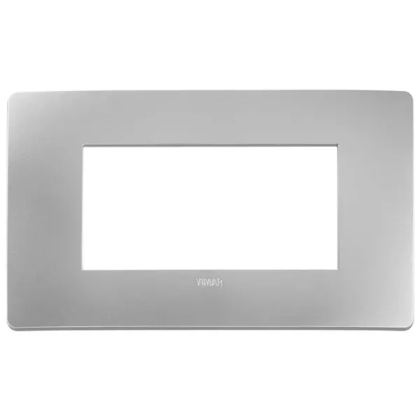 Plana Up 4M cover plate, silver image 1