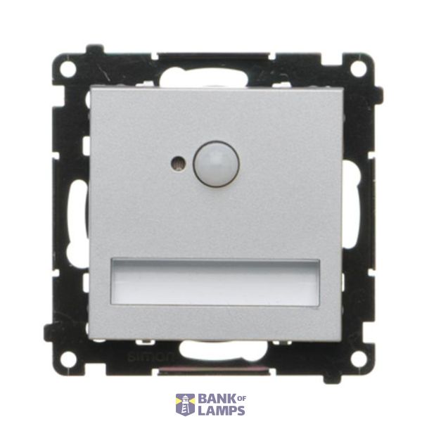 LED luminaire with motion sensor, 230V, (module), matt aluminum image 1