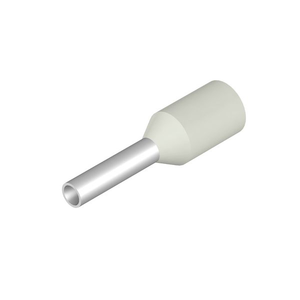 Wire-end ferrule, Standard, 8 mm, 6 mm, white image 1
