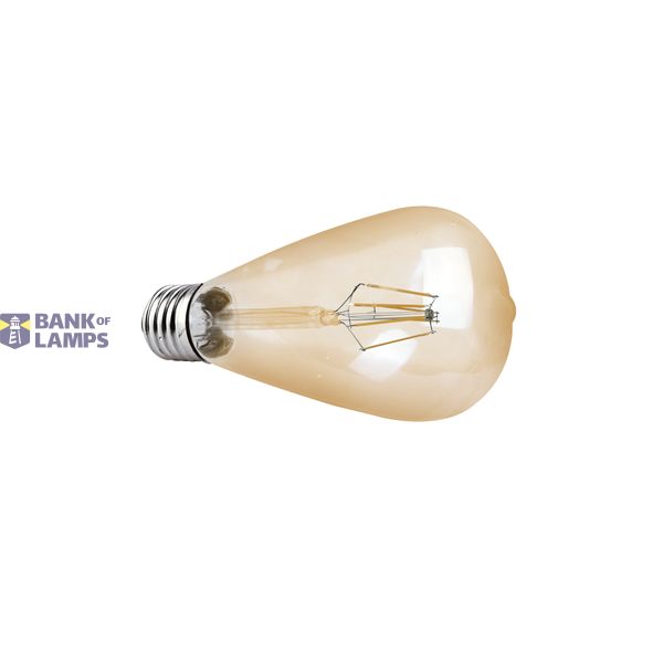 RETRO LED 7W AMBER E27 230V DIMMABLE image 1