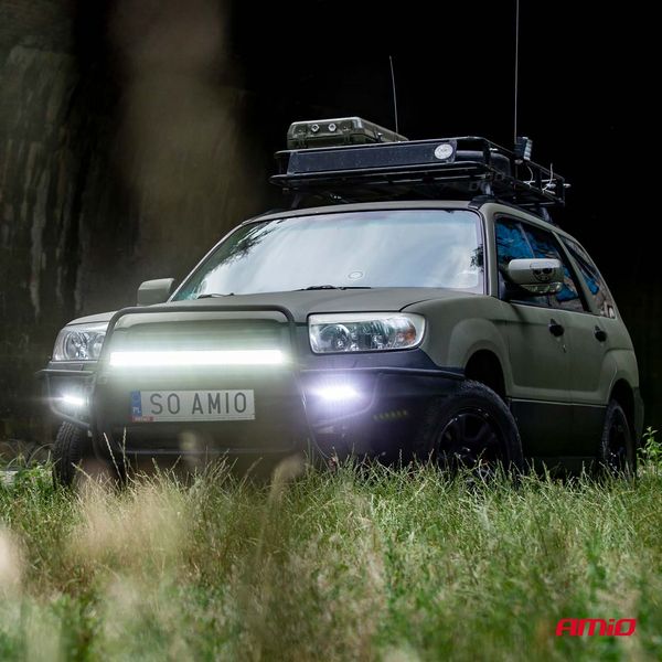 Working LED light bar AWL28 140LED 520x74 420W COMBO 9-36V image 1