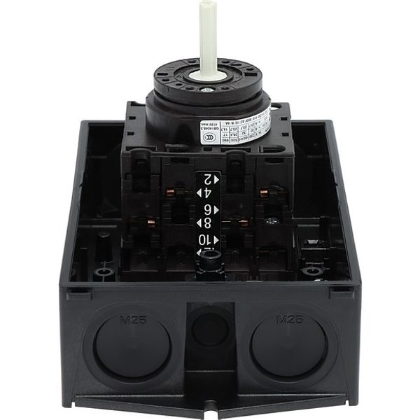T3-3-8401/I2 Reversing switches, T3, 32 A, surface mounting, 3 contact unit(s), Contacts: 5, 60 °, maintained, With 0 (Off) position, 1-0-2, Design number 8401 image 7