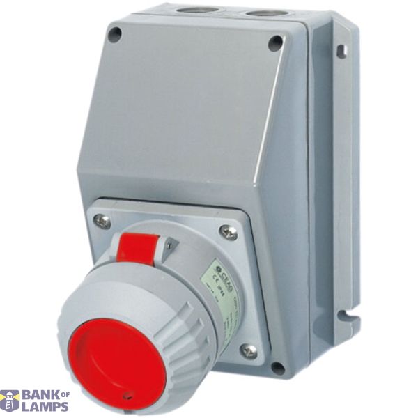 WALL SOCKET 16A-4POL-7H/500V image 1