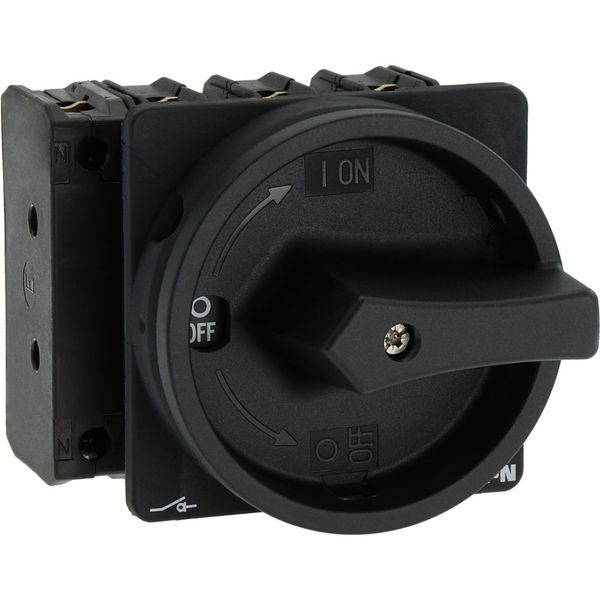 P3-63/EA/SVB-SW/N Main switch, P3, 63 A, flush mounting, 3 pole + N, STOP function, With black rotary handle and locking ring, Lockable in the 0 (Off) position image 20
