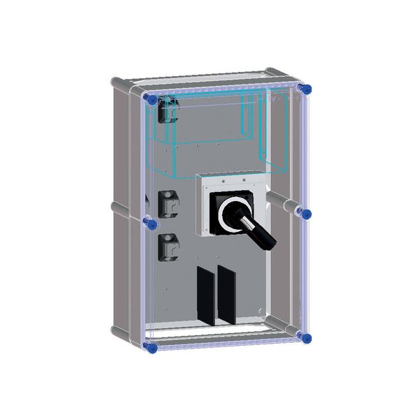 Switch enclosure prepared for 1 NZM3 MCCB 3P image 3