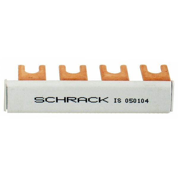 Busbar, 4x, insulated, for TN-S, TT system (The price is shown without markup on metals. Request a quote for accurate information) image 1