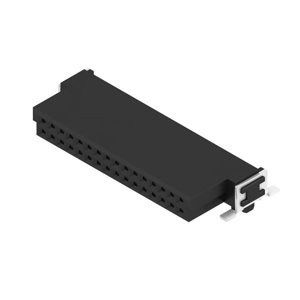 PCB plug-in connector, female header, SMD solder connection, Pitch in mm (P): 1.27 mm, Number of poles: 32, 90°, Tape image 2
