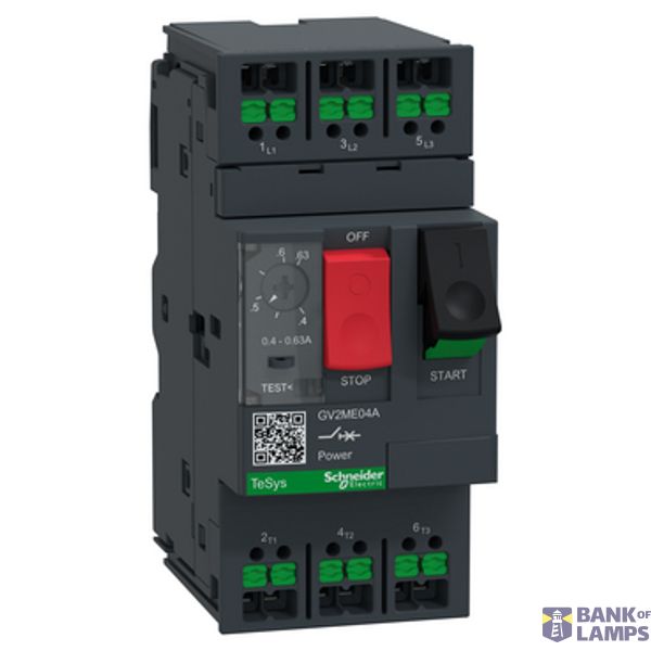 Tesys MOTOR CB TH-MAG 0.63A PB Snap-in image 2