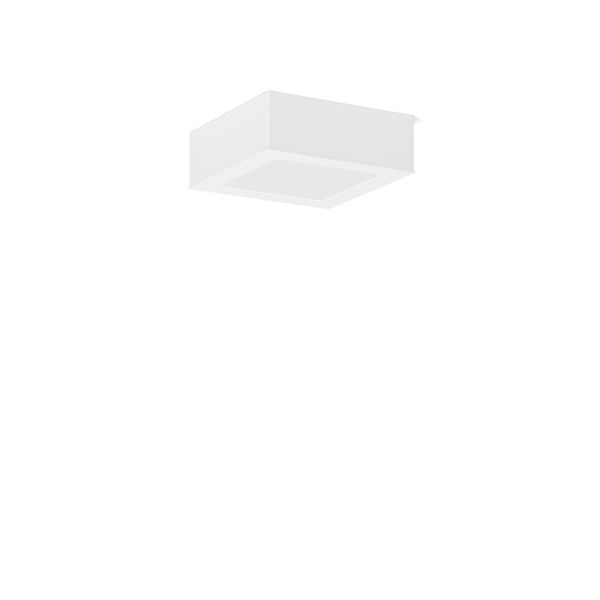 TOLEDO FLAT square, 8 W, 770 lm, 830, white, on/off Surface mounted do image 1