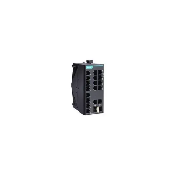 MOXA – EDS-2018-ML-2GTXSFP-T – Unmanaged Gigabit Ethernet switch with 16 10/100BaseT(X) ports image 1
