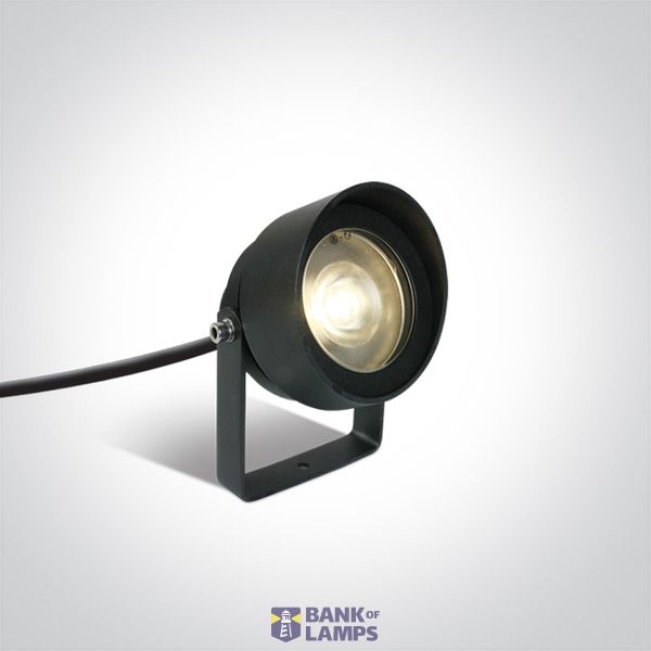ANTHRACITE COB 11W WW IP65 WITH SPIKE 230V image 1