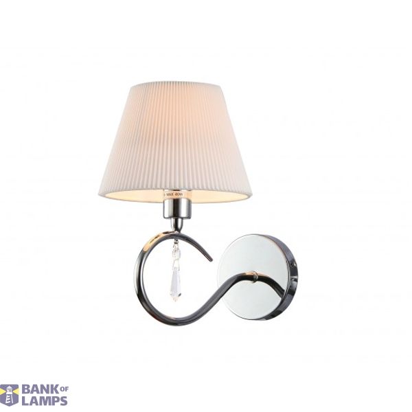 Neoclassic Talia Wall Lamp Nickel image 3