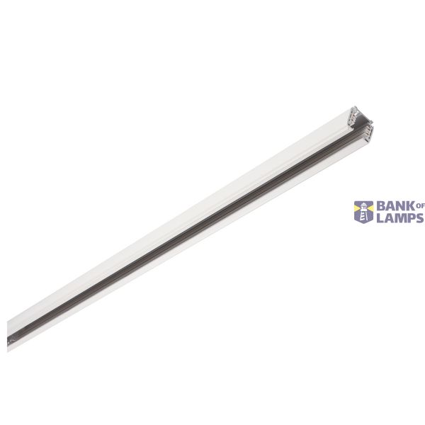 S-TRACK 3-phase surface-mounted track, white, 1m image 1