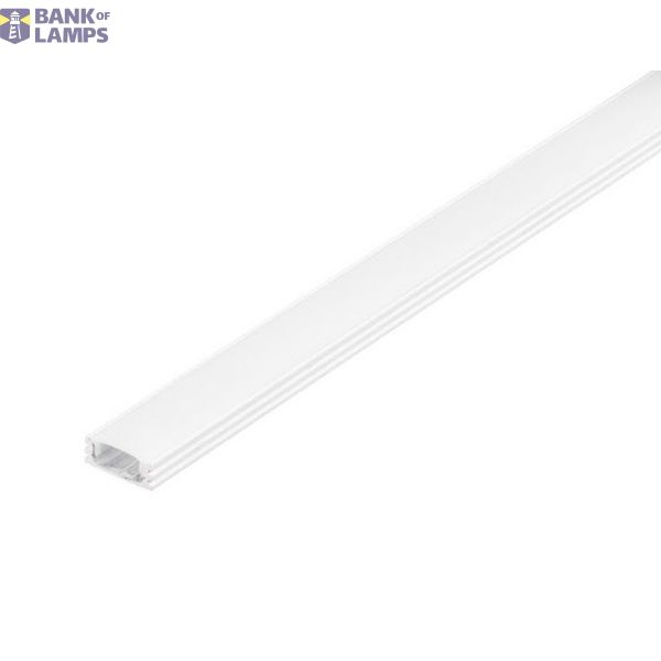 GLENOS Linear profile 1808-100, 1m, matt white image 1