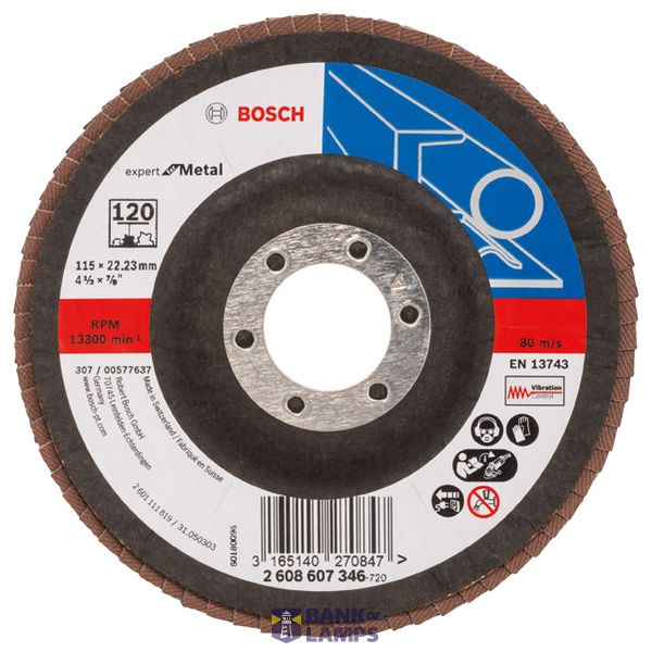 Flap disc X551, Expert for Metal D= 115 mm; G= 120, angled image 1
