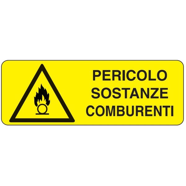 Rectangular danger sign - 350 x 125 mm image 1