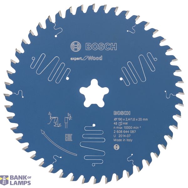 Circular saw blade Expert for Wood 190 x 2,4 mm, 48 image 1