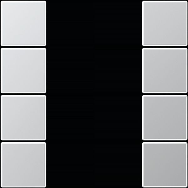 Push button KNX Cover kit-4, complete, alum. image 2