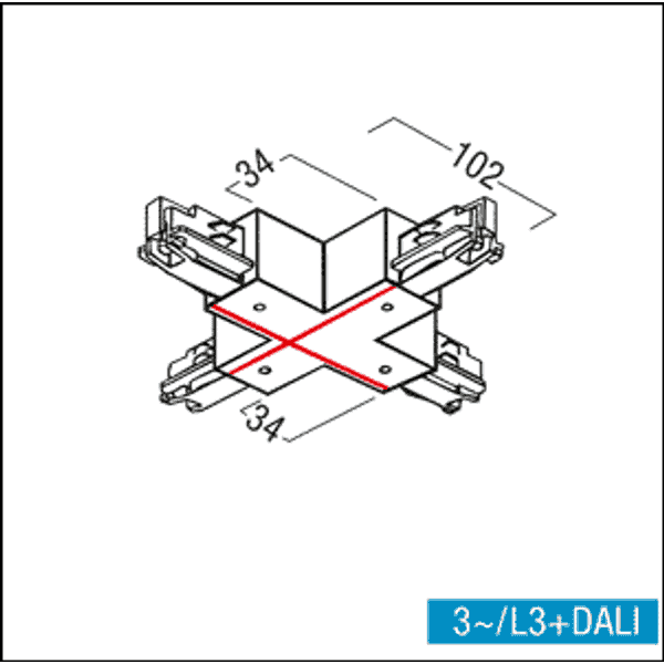L3+DALI VERB-K BK - L3+DALI cross-connector image 2
