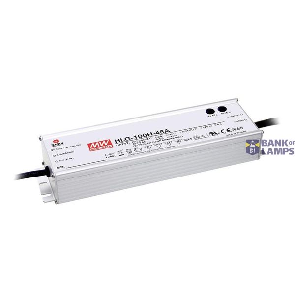 Meanwell HLG-100H ALU-PSU IP65 95W 36V / 2,65A CV + CC image 1