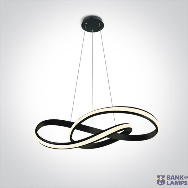 BLACK PENDANT LED 30W WW IP20 230V image 1