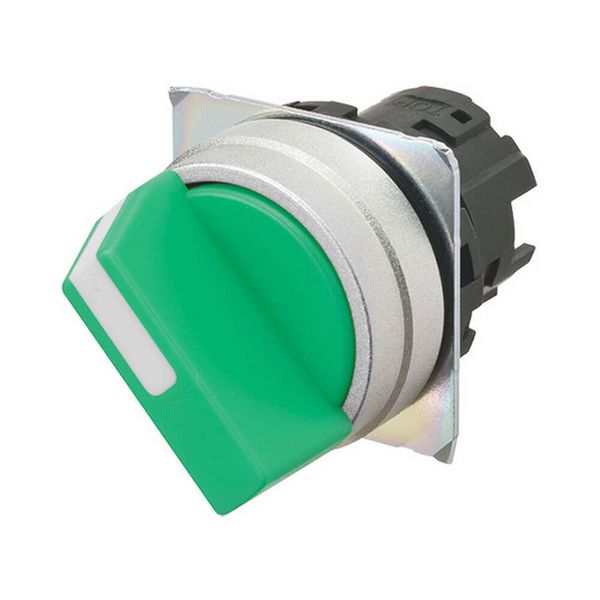 Selector A22NZ Ã˜22, 2 position, NON-Lighted, bezel brushed metal, AUTO A2270434C image 2