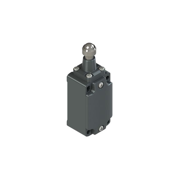Position switch with rolling ball piston plunger image 1