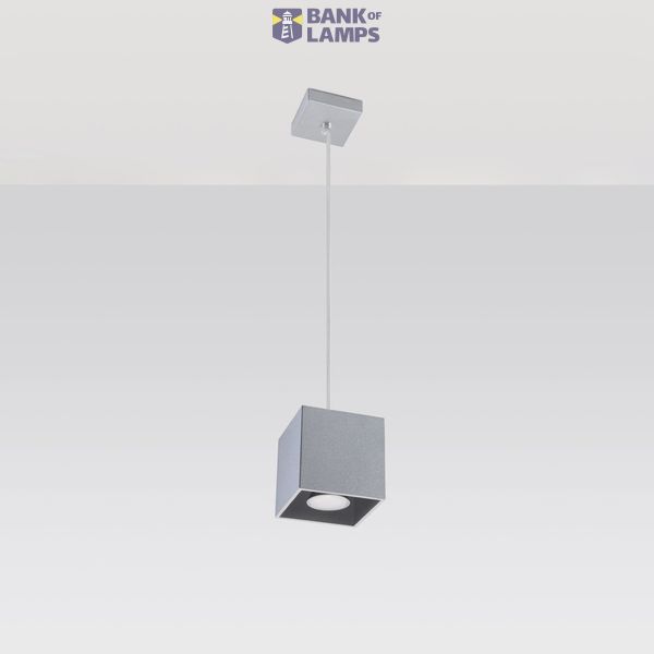 HANGING LAMP QUAD 1 GREY GU10 1X40W IP20 image 4