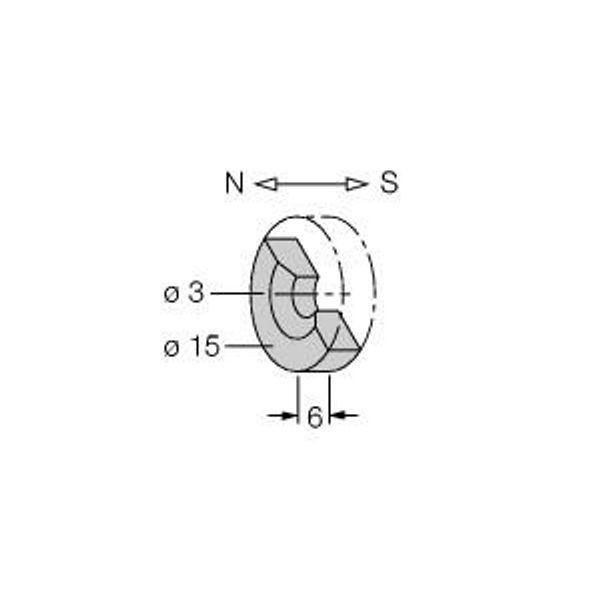 Accessories Permanent Magnet   DMR15-6-3 image 1