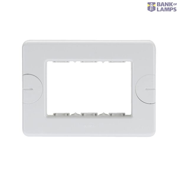 COMPACT PLATE - SELF-SUPPORTING - 3 GANG - CLOUD WHITE - SYSTEM image 3