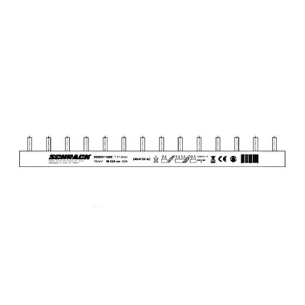 Busbar Pin Version 3-pole, 10mmý,, 1m (The price is shown without markup on metals. Request a quote for accurate information) image 1
