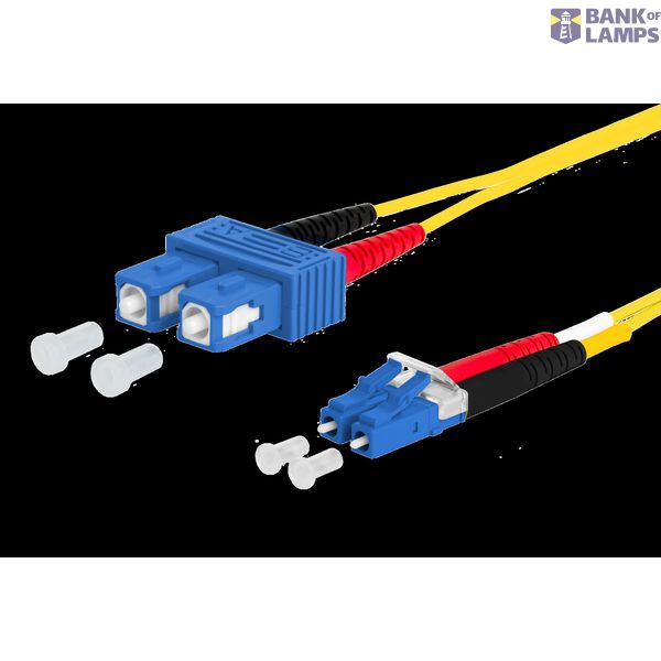 OpDAT patch cord SC-D/LC-D OS2, 6.0 m image 2