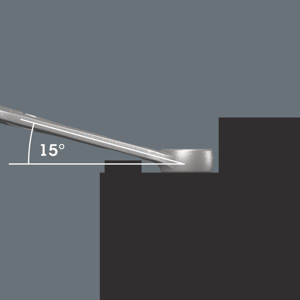 6003 Joker Ringsteeksleutel, duims, 1/4&quot; x 105 mm image 3