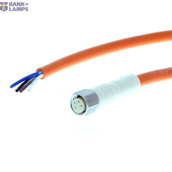 Sensor cable, M8 straight socket (female), 4-poles, PVC washdown resit AA023899A image 1
