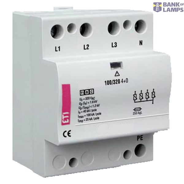 ETITEC-WENT TNC 25/75 RC  3+0 Surge arrester image 1