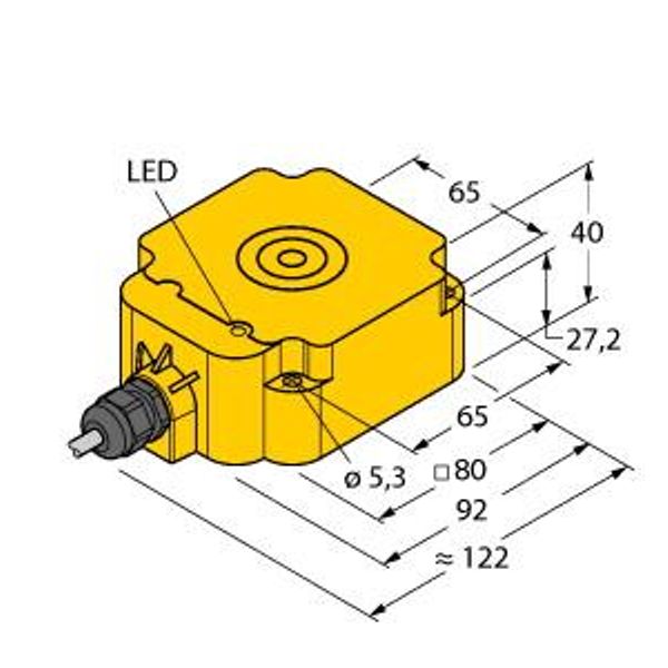 Inductive Sensor   NI60-Q80-Y1X image 1