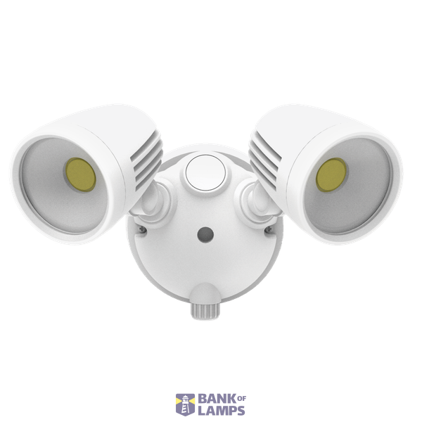 Pixley Security Light Twin-spot 20W CCT Switchable White image 1