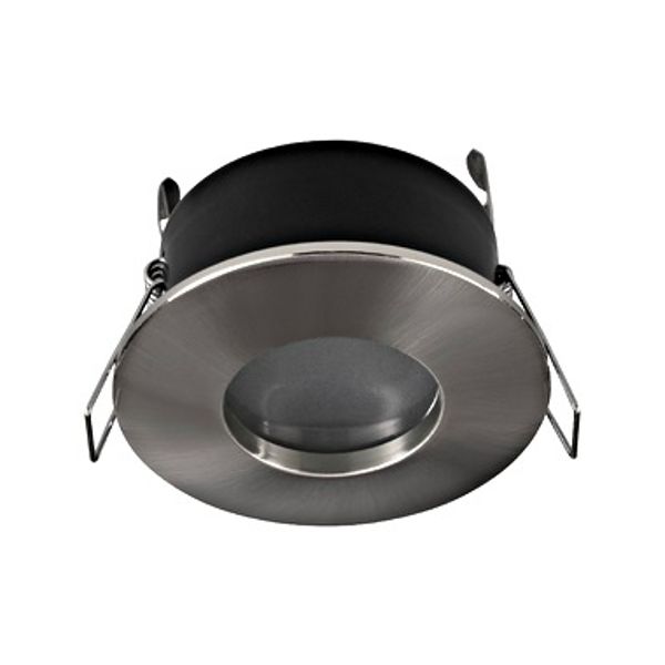 Spotlight housing Ø83 nickel matte/satin 'TEDO IP65' image 1