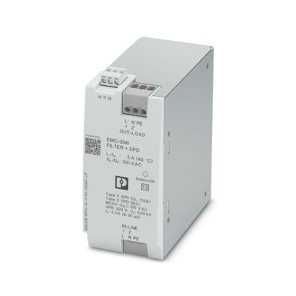 SFP2-1S-1-5A-120AC-UT - EMC filter surge protection device image 1