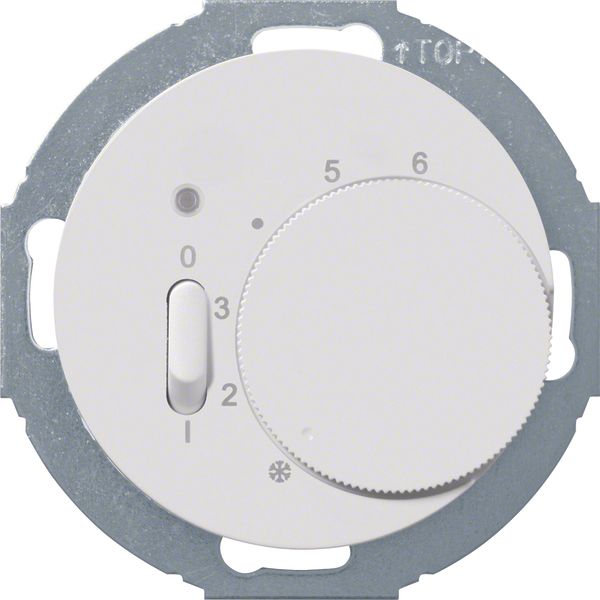 Thermostat, NC contact, centre plate, rocker switch, 1930/R.classic, p image 1