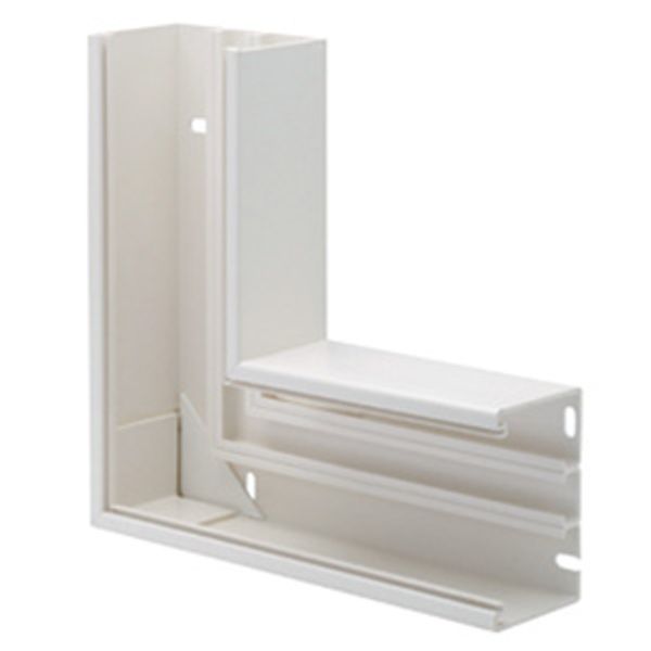 PLASTIC WALL DUTCH FLAT CORNER 100x70 WHITE RAL9010 image 1