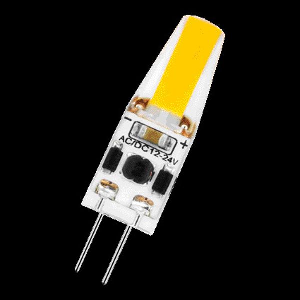 LED G4 12V-24V AC/DC 1W 3000K Clear image 2