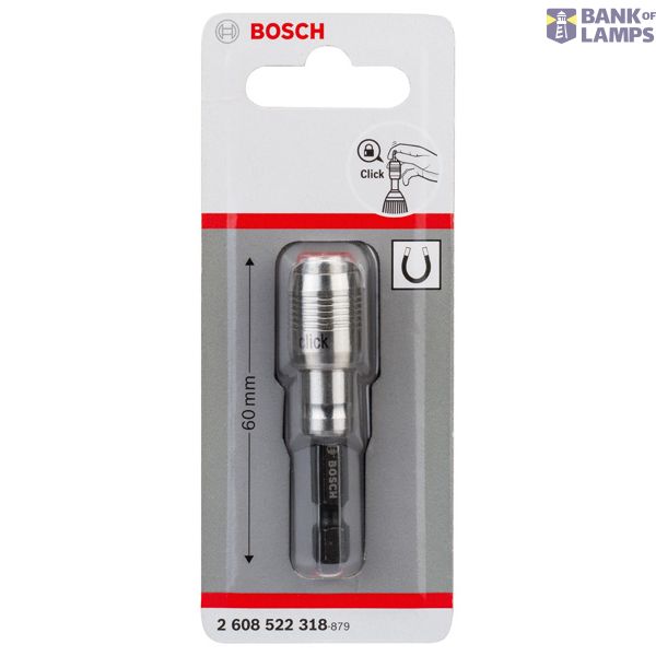 Universal holder one-click function, 1 piece 1/4", L 60 mm image 2