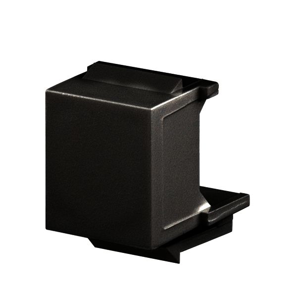 Keystone blind cap, black (similar to RAL 9005) image 1