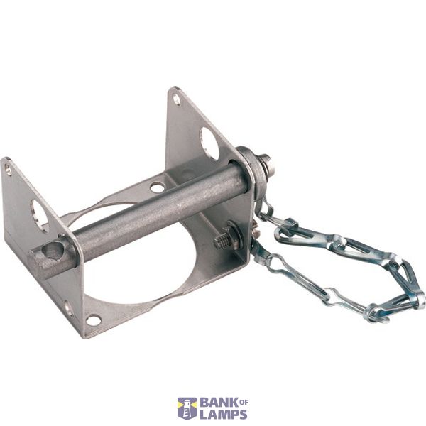 Accessories: Padlocking facility with bolt and chain (Black) for mushroom-head pushbutton image 2
